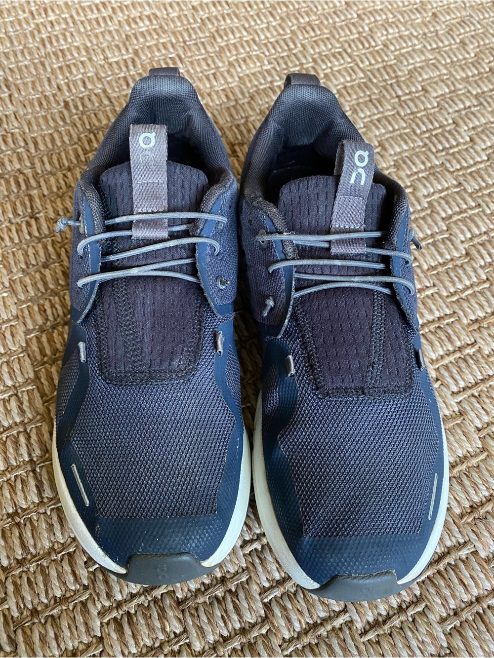 On Cloud Sky Youth Navy and Black Athletic Sneakers